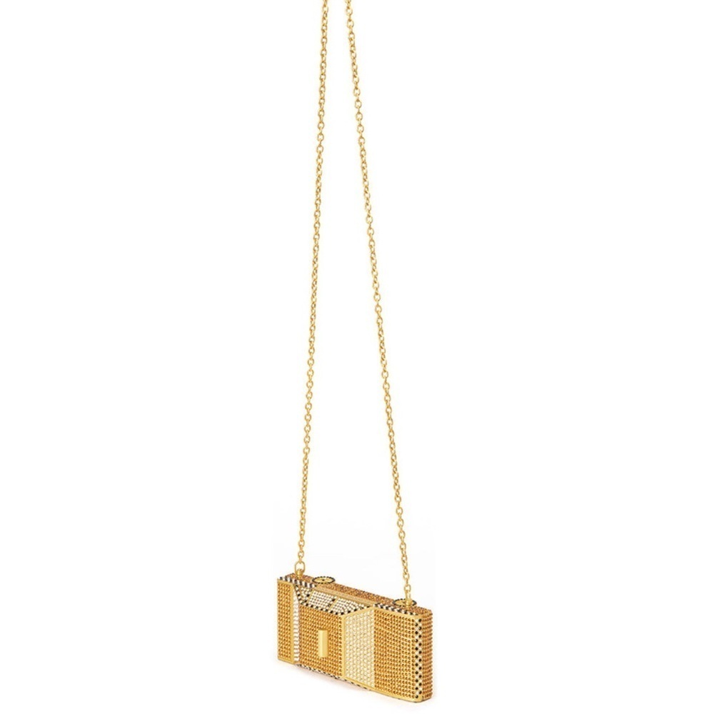 Brandon Blackwood taxi crystal clutch